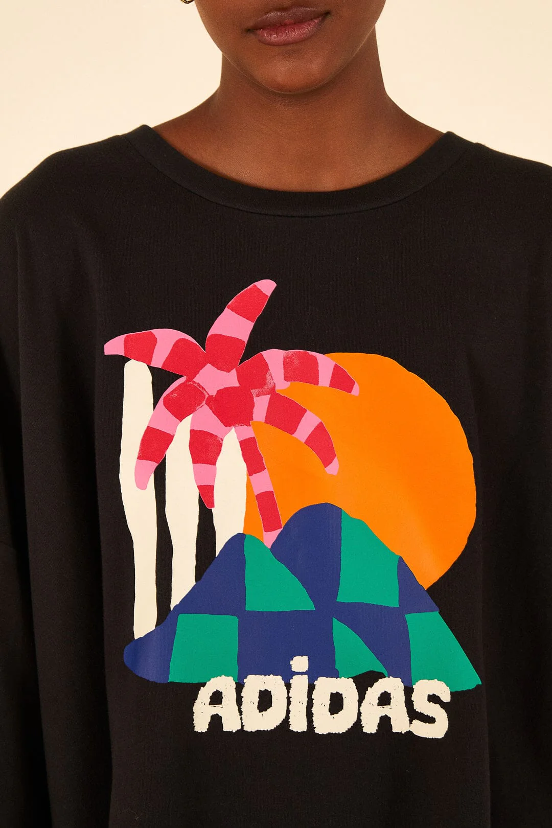Adidas Farm Gfx Tee Black - Image 3