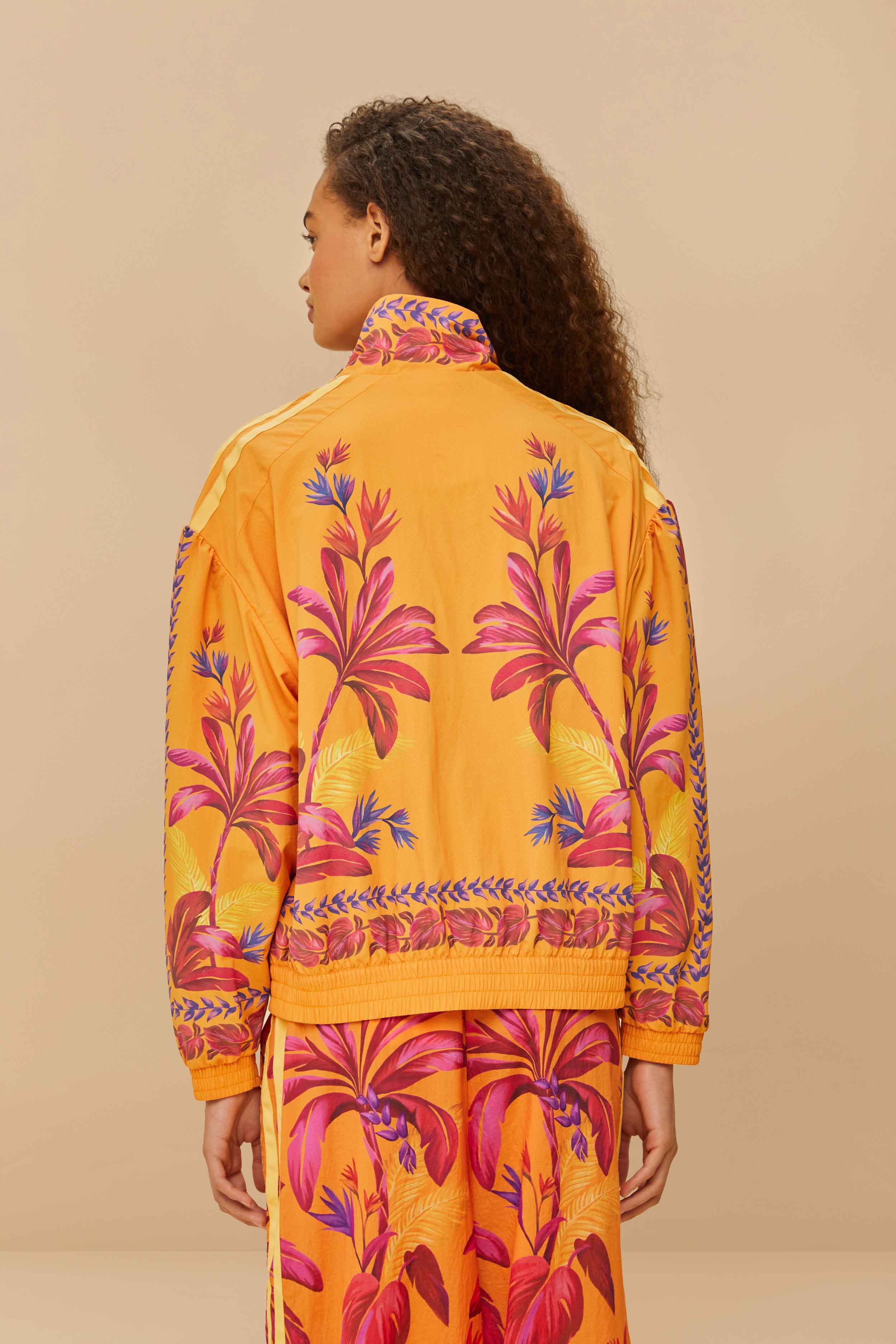 Adidas Tropical Breeze Bright Orange Jacket - Image 4