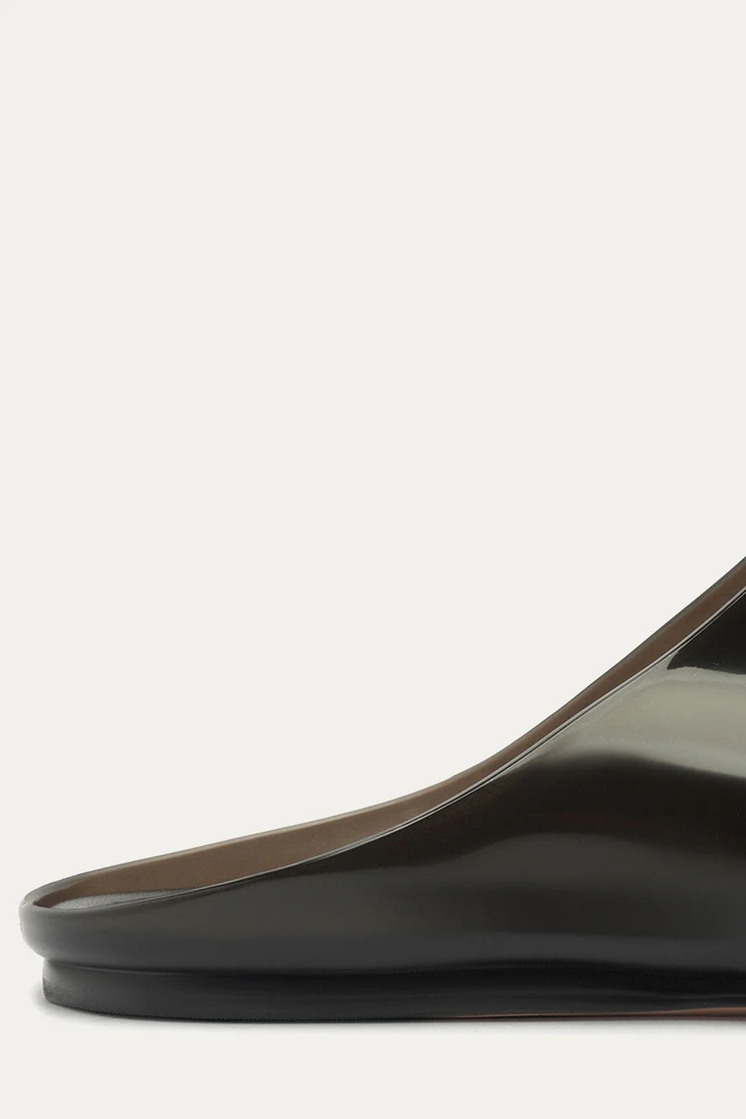 Black Jelly Flat Sandal - Image 6
