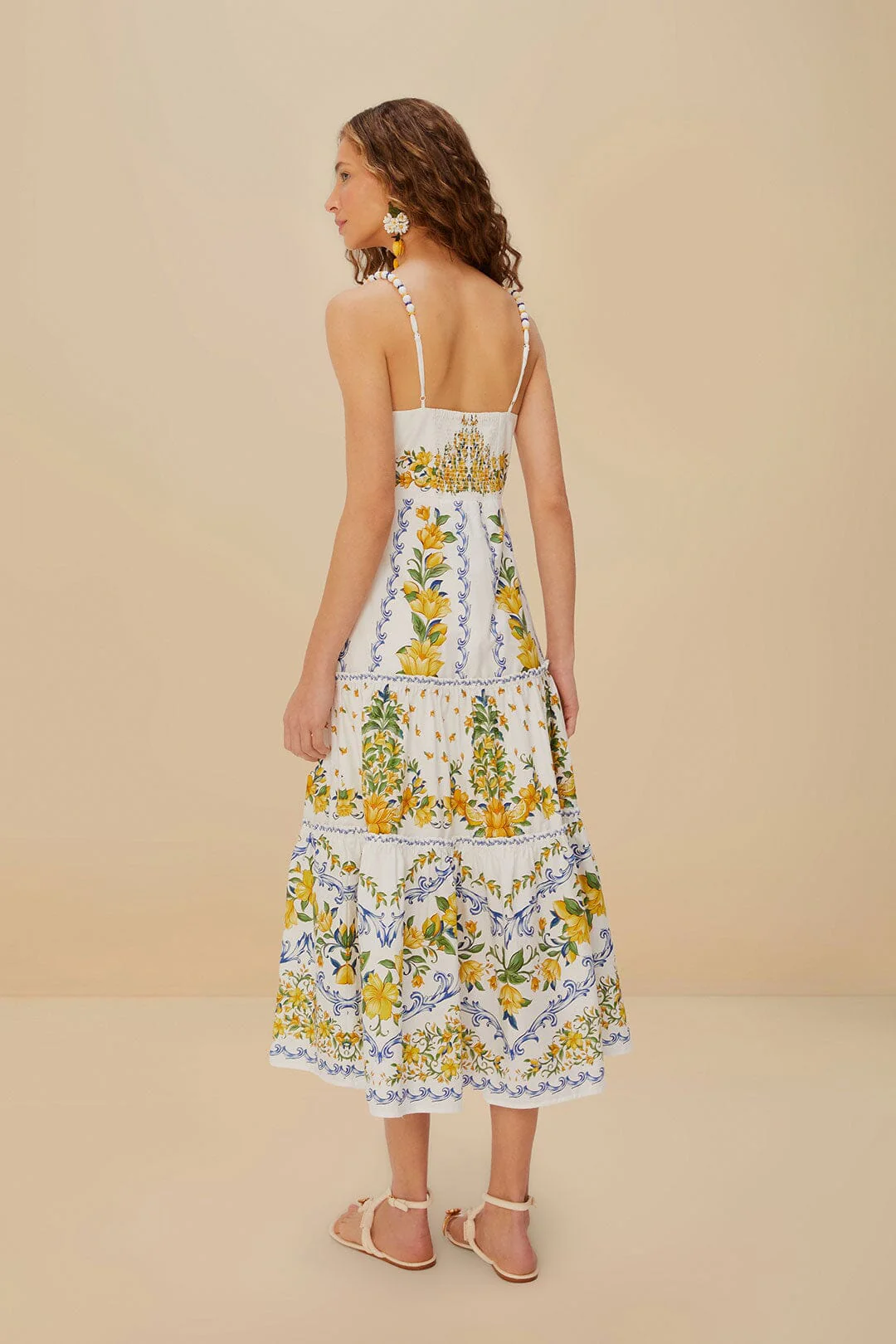 Off-White Sicily Organic Cotton Midi Dress - Image 4